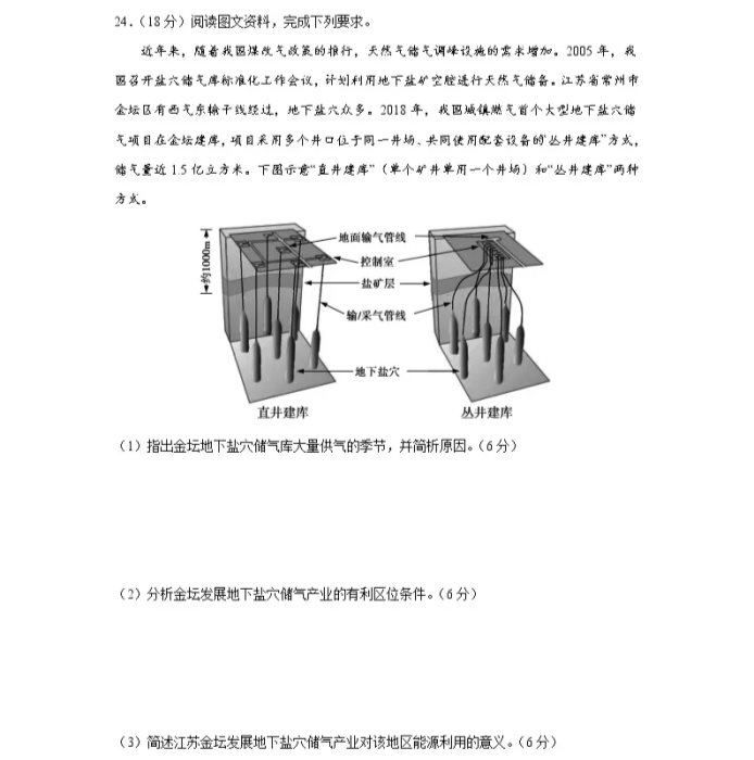 2021江苏省高考地理压轴卷及答案解析