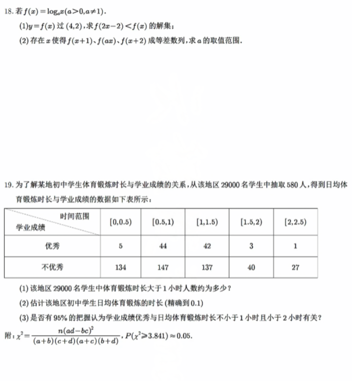 2024上海高考数学试题（网传版）