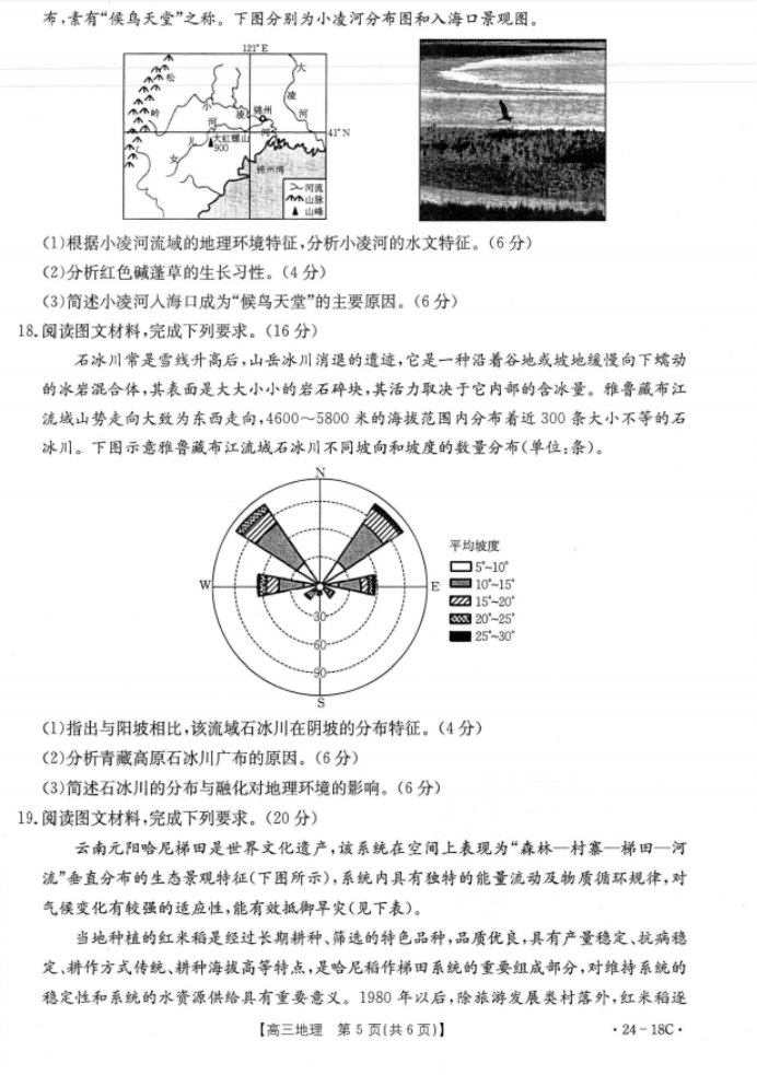 辽宁2024金太阳高三9月联考地理试题及答案解析