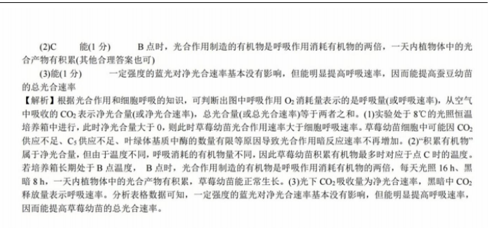 安徽皖江名校2024高三10月阶段性考试生物试题及答案解析