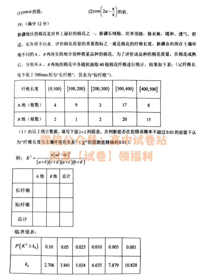 辽宁渤海大学附中2024高三第二次考试数学试题及答案解析