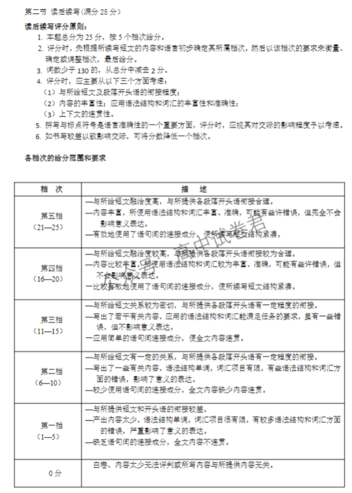 山东滕州市2024高三上学期期中考试英语试题及答案解析