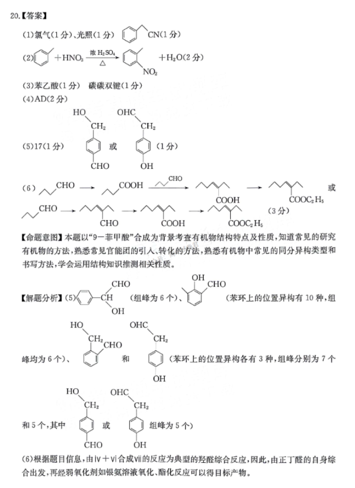 广东金太阳2024高三11月大联考(142C)化学试题及答案解析