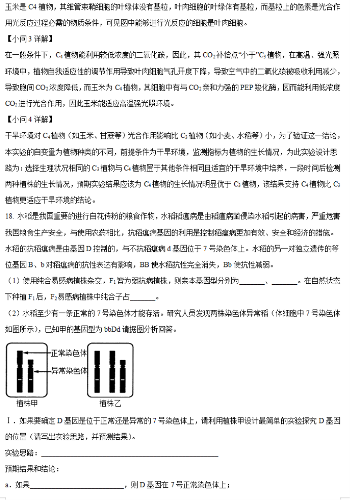 湖南省邵阳武冈市2024高三11月期中考生物试题及答案解析