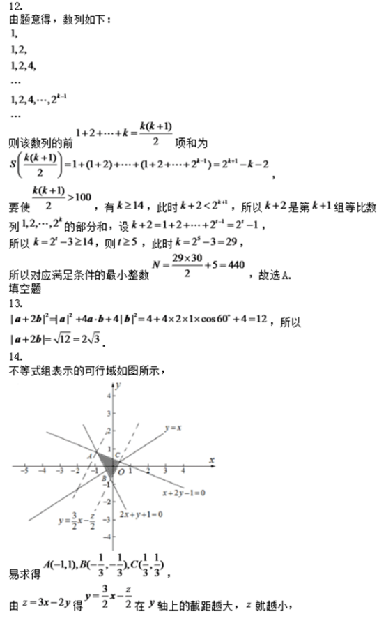 2018安徽分类考试数学模拟试题