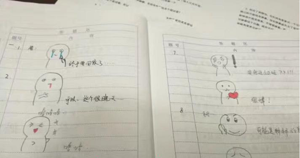 南京一大学考试要求用表情包画心情/