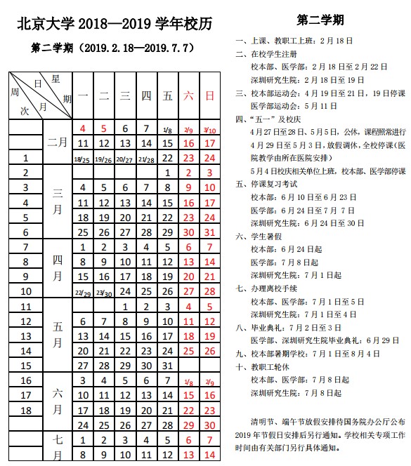 2019北京各大学什么时候放暑假 高校暑假放假时间表