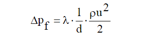 计算水平圆管内阻力的一般公式-范宁(Fanning) 公式