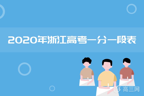 2020浙江高考一分一段表 第二段成绩排名