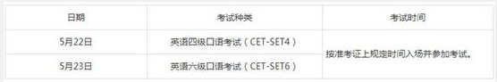 2021上半年四六级考试时间公布