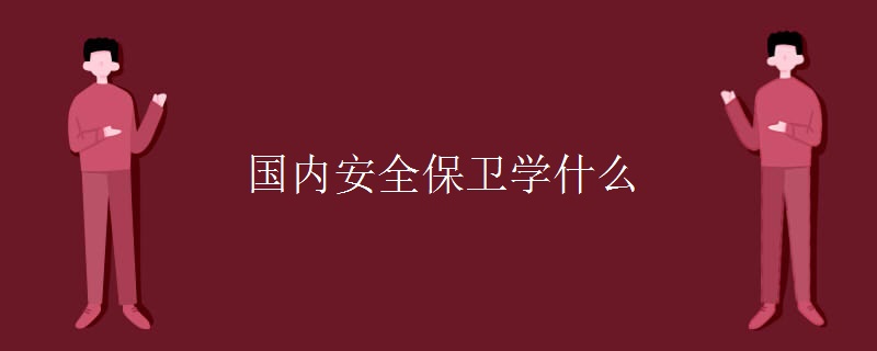 国内安全保卫学什么