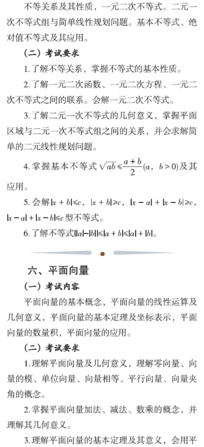 2021浙江高考数学考试说明及大纲 考试范围是什么
