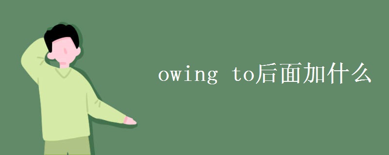 owing to后面加什么