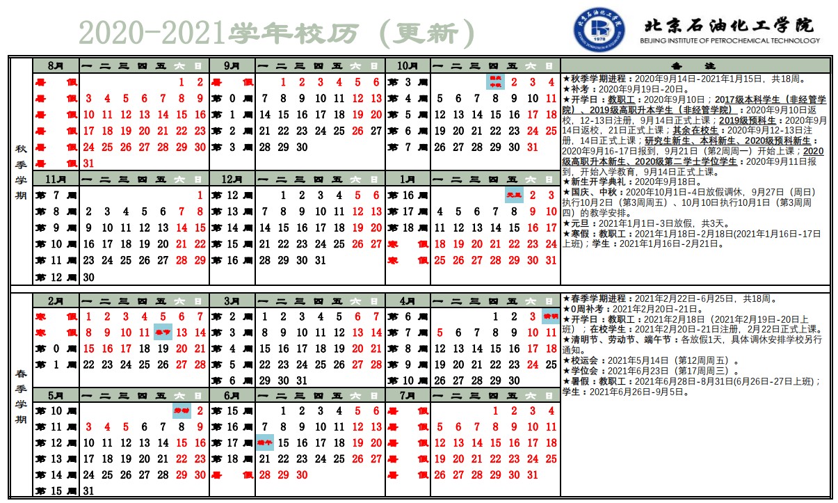 2022北京石油化工学院寒假放假时间公布 几号开始放寒假2.jpg