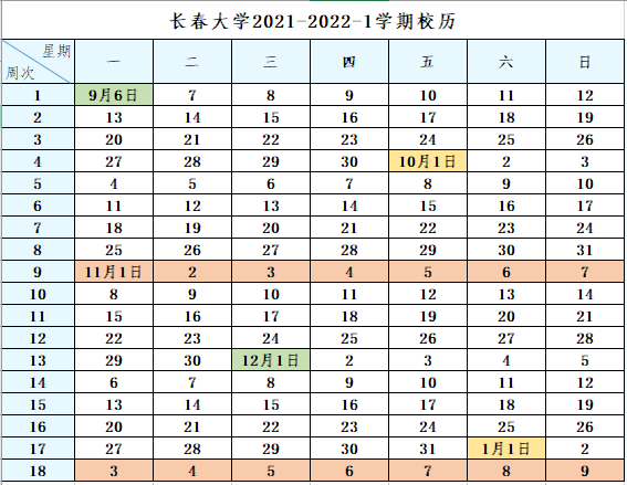 2022长春大学寒假放假时间公布 几号开始放寒假