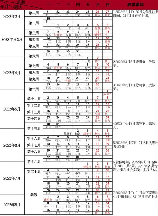 2022广州南方学院暑假放假时间安排 什么时间开学
