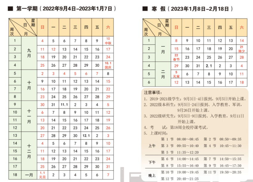 2023中国石油大学（华东）寒假时间 什么时候放寒假
