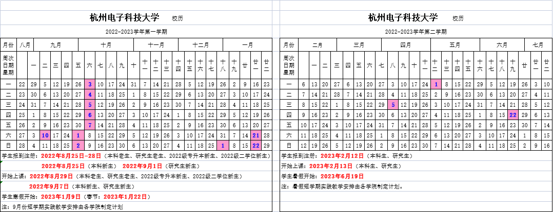 2023杭州电子科技大学寒假开始和结束时间 什么时候放寒假