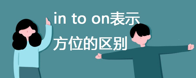 in to on表示方位的区别