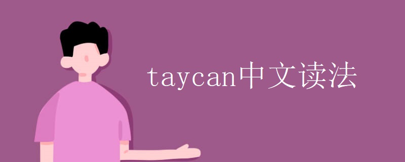 taycan中文读法