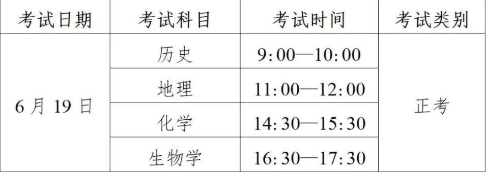 四川2023高中学业水平考试科目有哪些 几号考试