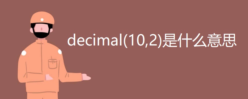 decimal(10,2)是什么意思