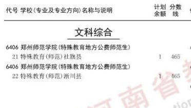 河南2023地方公费师范生征集志愿院校名单公布