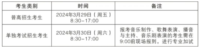 2024浙江艺术职业学院高职提前招生报名时间 几号截止