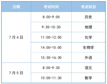 天津2024年7月高中学业水平合格性考试时间 几号考试