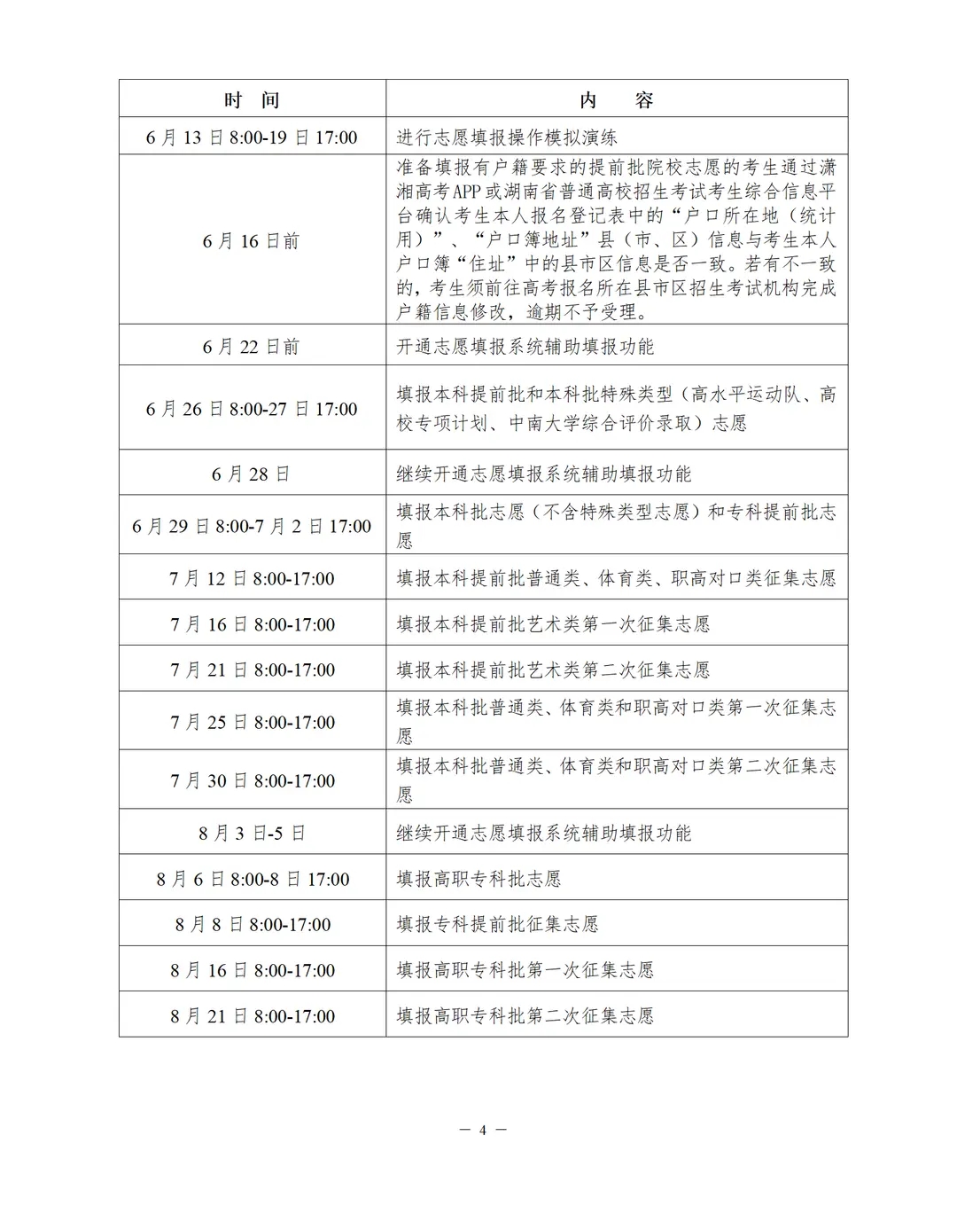 2024各省高考志愿填报时间公布 填报志愿入口汇总