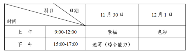 2025湖南艺术统考考试时间公布 各类别几月几号考试