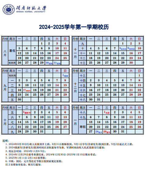 2025闽南师范大学寒假放假及开学时间 一共放多少天