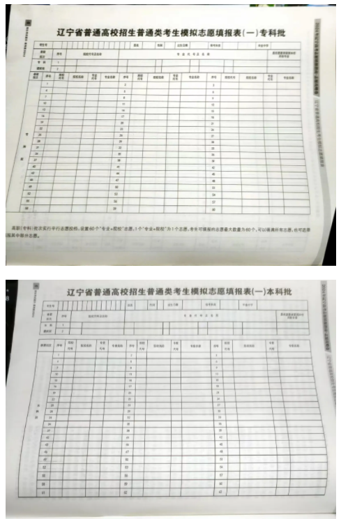 2025年高考志愿填报表样本整理 怎么填报稳妥