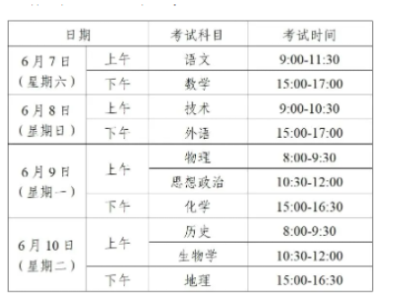 2025高考时间什么时候