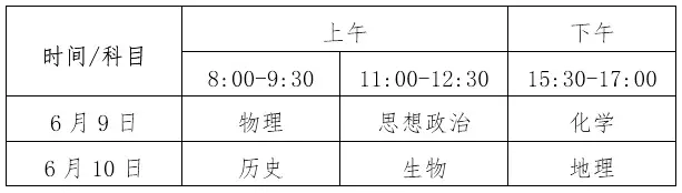 2025年海南高考是哪三天 时间是几月几号开始