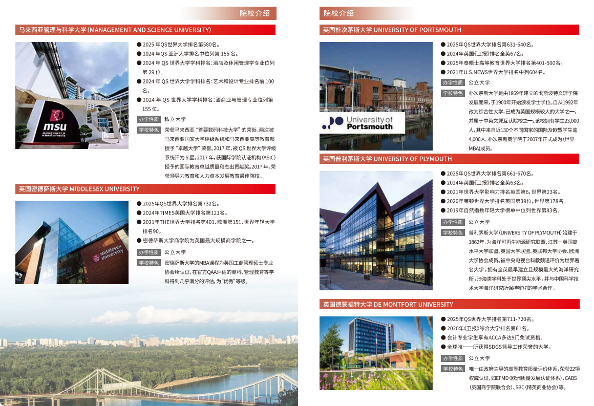 2025临沂大学2+2项目对接的国外院校有哪些