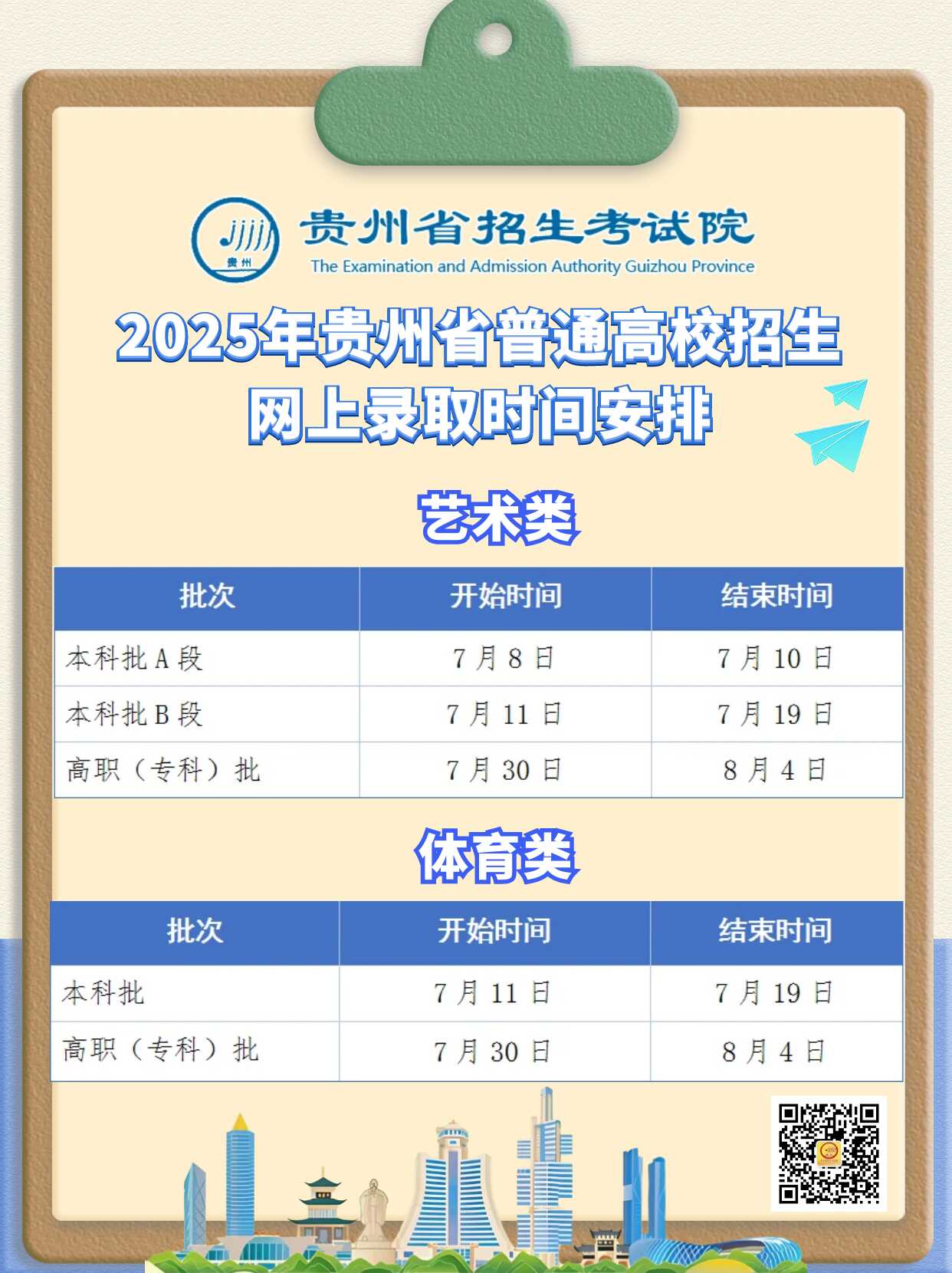 2025贵州高考本科录取结果怎么查 含查询时间及入口