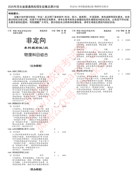 河北2025高考征集补录学校名单 含各批次征集志愿填报时间
