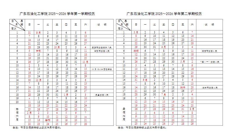 广东石油化工学院2025新生开学时间及入学须知