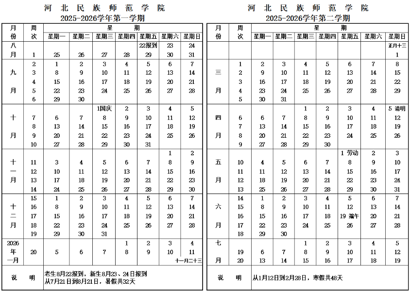 2026河北民族师范学院寒假时间及开学时间 寒假什么时候放.png