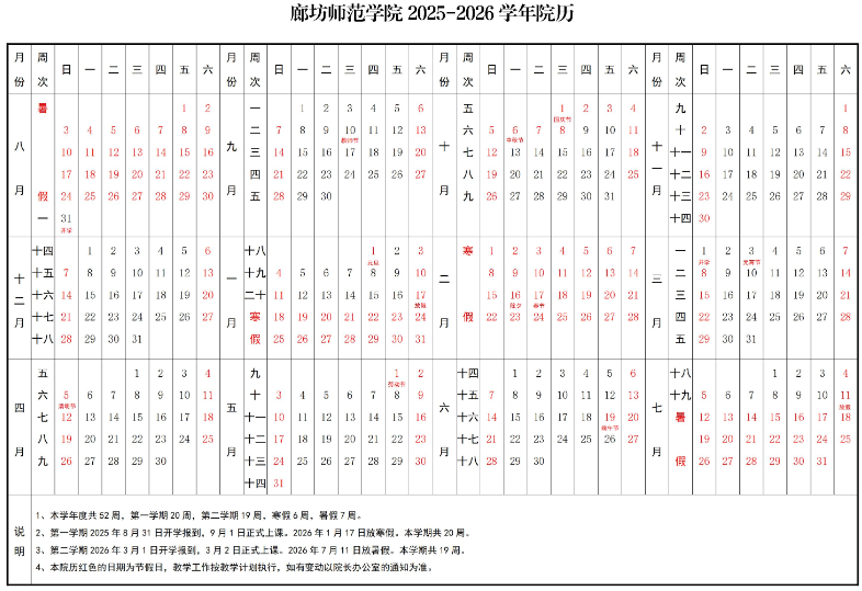 2026廊坊师范学院寒假时间及开学时间 寒假什么时候放.png