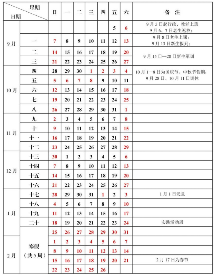 2026桂林师范学院寒假放假时间及开学时间