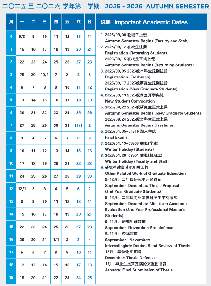 2026上海外国语大学寒假放假时间及开学时间