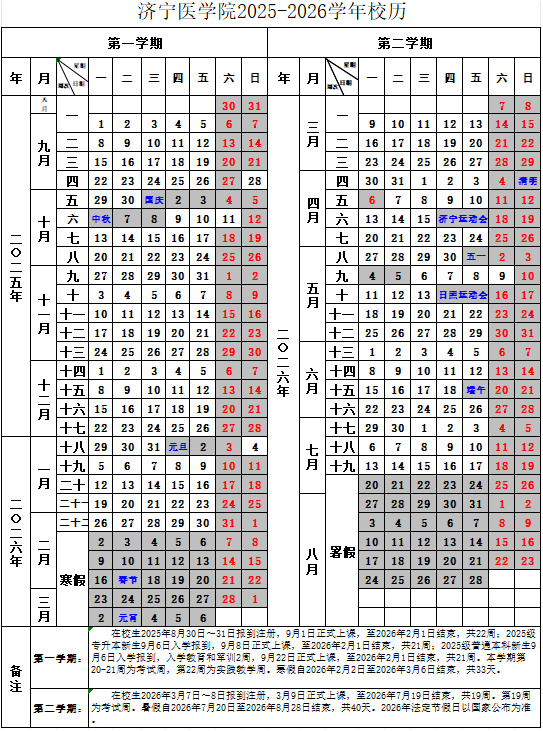 2026济宁医学院寒假时间及开学时间 寒假什么时候放.png