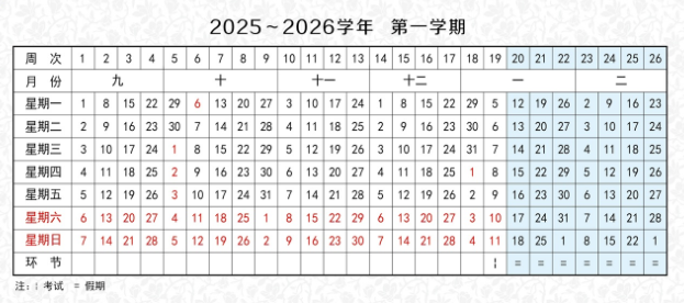 2026大连理工大学城市学院寒假及开学时间