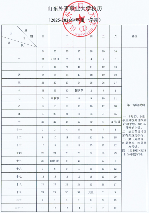 2026山东外事职业大学寒假时间及开学时间 寒假什么时候放.png 2026山东外事职业大学寒假时间及开学时间 寒假什么时候放.png