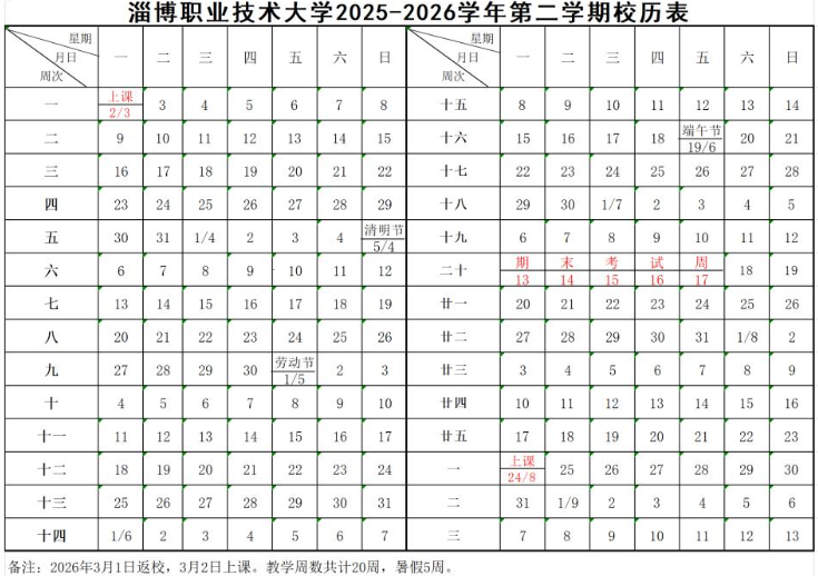 2026淄博职业技术大学寒假时间及开学时间 寒假什么时候放。.png 2026淄博职业技术大学寒假时间及开学时间 寒假什么时候放。.png