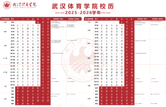 2026武汉体育学院寒假时间及开学时间 寒假什么时候放.png