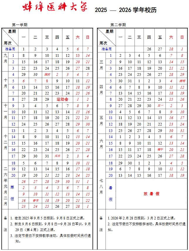 2026蚌埠医科大学寒假时间及开学时间 寒假什么时候放.png