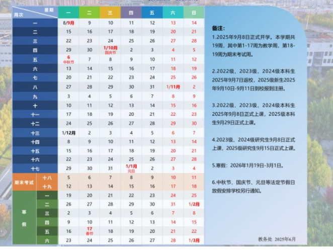 2026天津财经大学寒假放假时间及开学时间